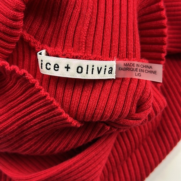 Alice & Olivia Irena Turtleneck Sweater size L - Picture 6 of 11